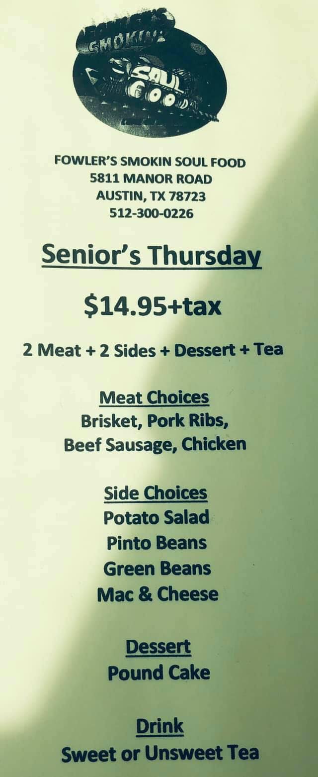 PLEASE SHARE! Thursday -... - Fowler’s Smokin Soul Food