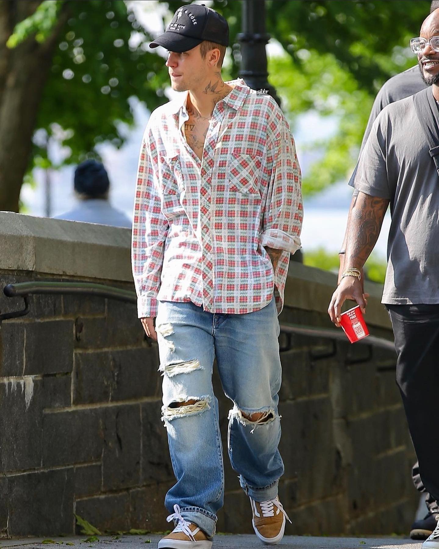 Justin Bieber shared some early samples of a new @skylrk model 