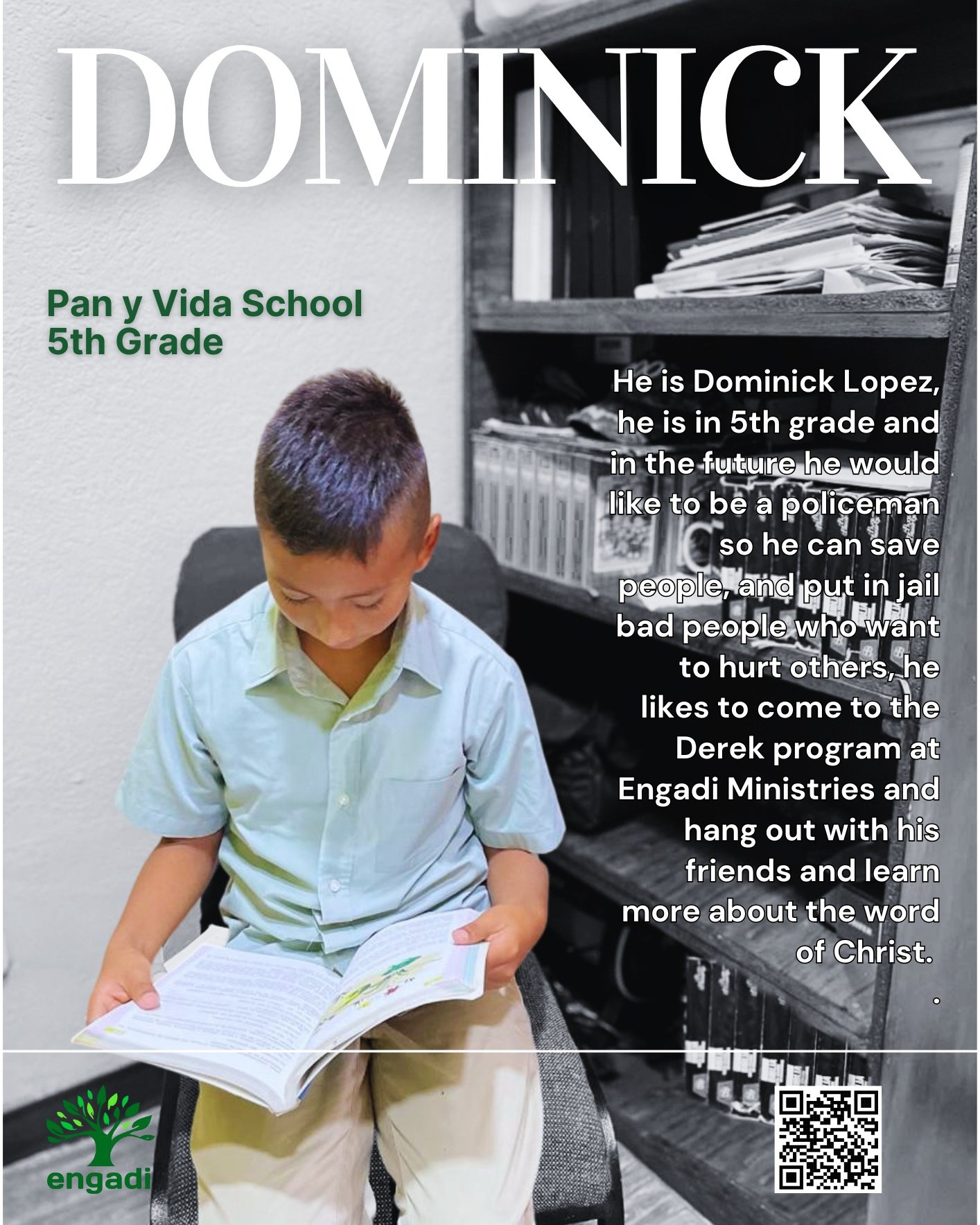 Engadi - Meet Dominick another one of our scholarship kids with lots of ...