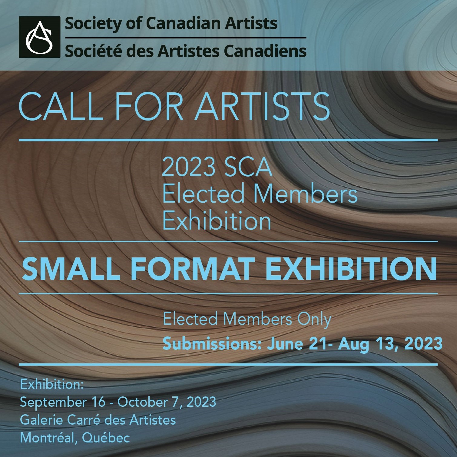 CALL for ARTISTS! The SCA’s... - Society of Canadian Artists