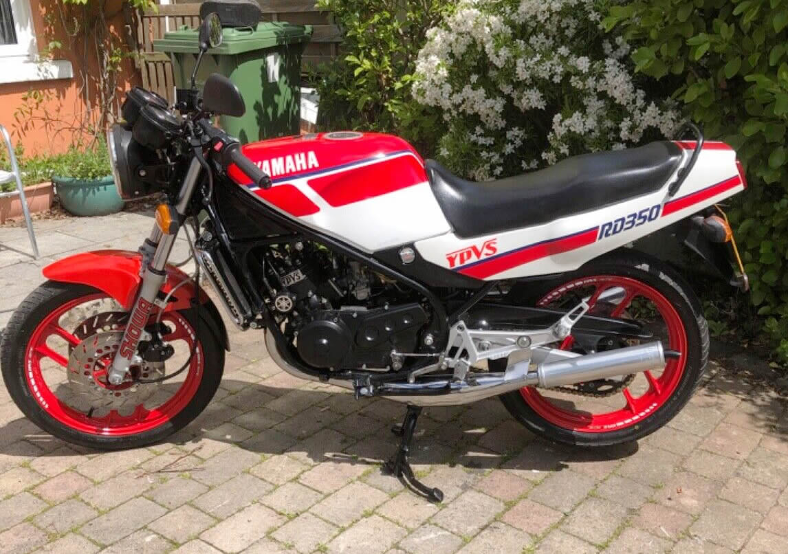 Ad: Yamaha RD350 YPVS powered TZR125 special 😲 On eBay here