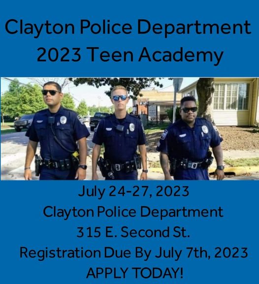 The Clayton Police Department... - Clayton Police Department | Facebook