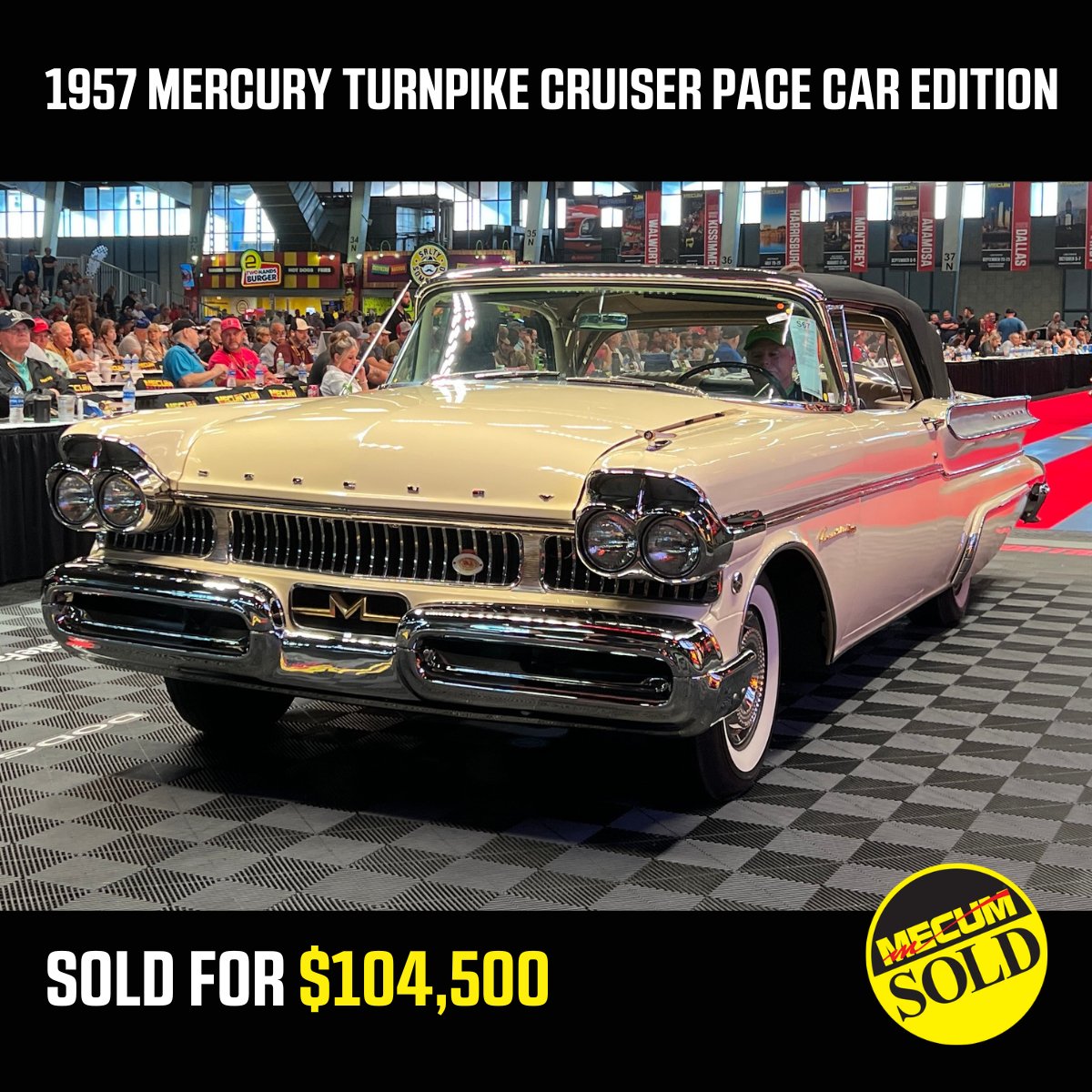 Turnpike Tourer!⁠ 1957 Mercury Turnpike Cruiser Pace Car Edition