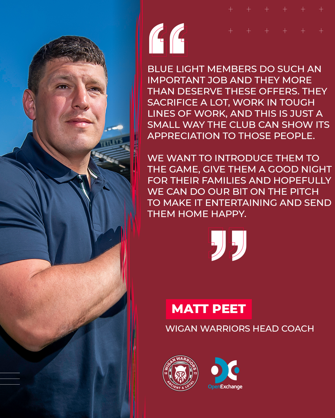 Wigan Warriors - 💙 Celebrating our Blue Light Workers! 🎟...
