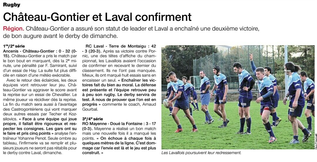 Comité Départemental de la Mayenne RUGBY