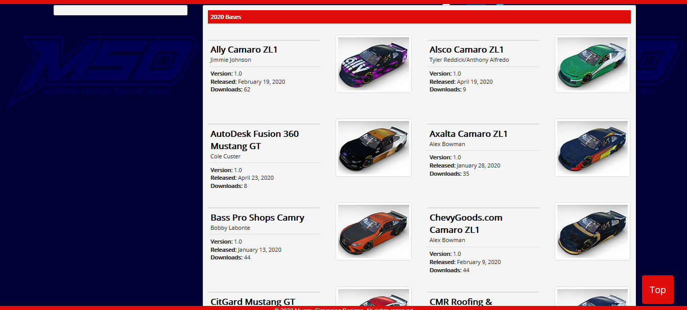 The listing pages are getting a... - Murray Simracing Designs | Facebook