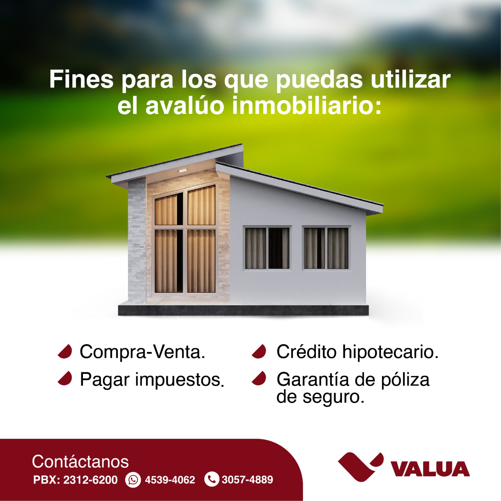 VALUA - ️Hagamos un avalúo ️ 👉Tenemos diferentes tipos...