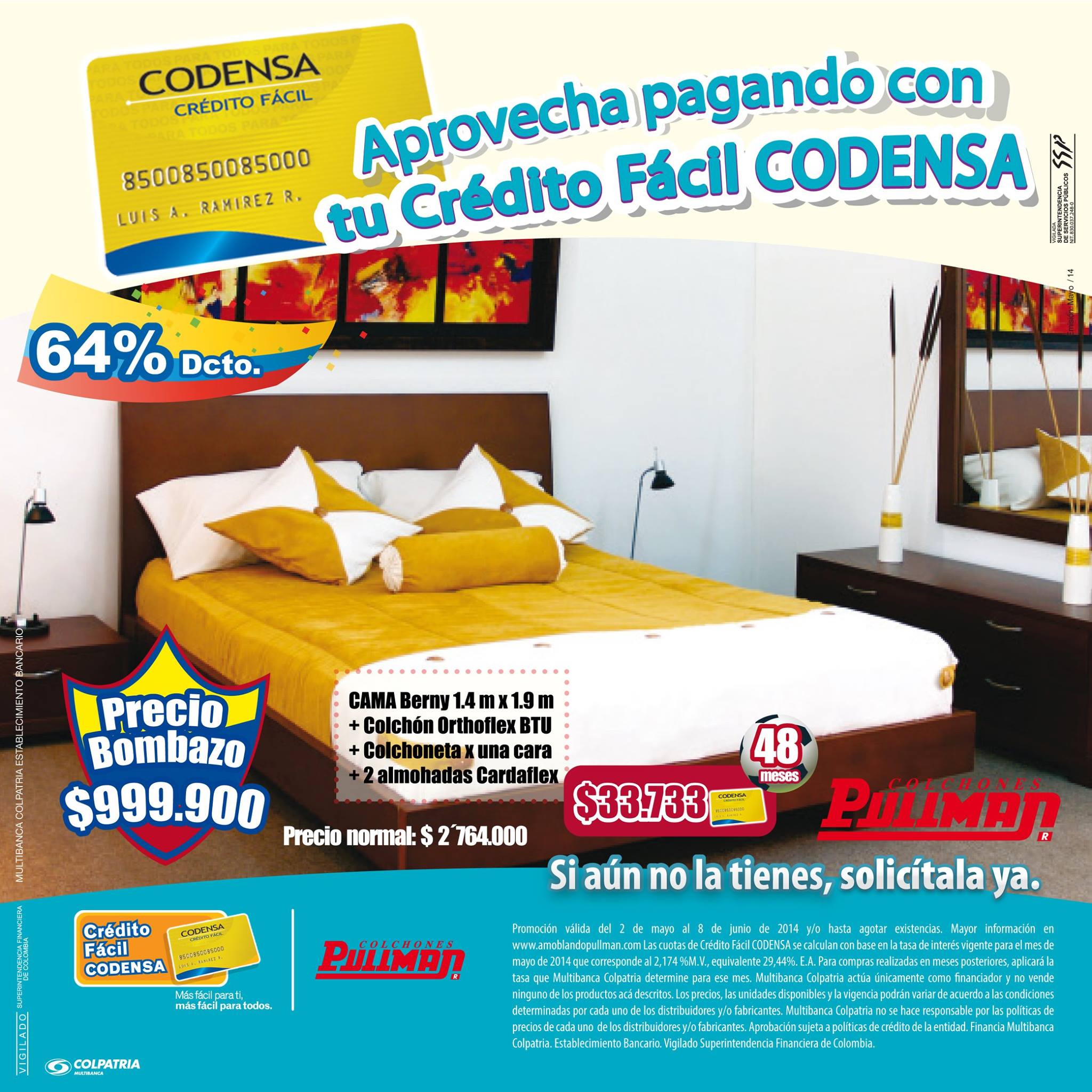 Crédito - Pullman y tu Crédito Fácil CODENSA tienen las mejores ofertas ...