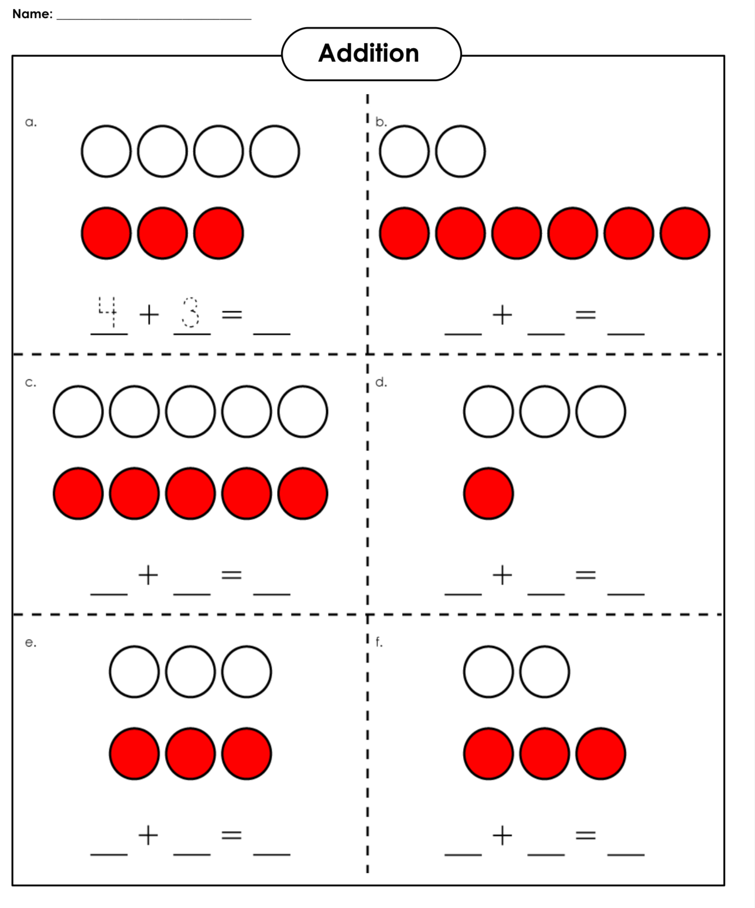 Basic Addition Worksheets... - Learn & Shine Math Worksheets | Facebook