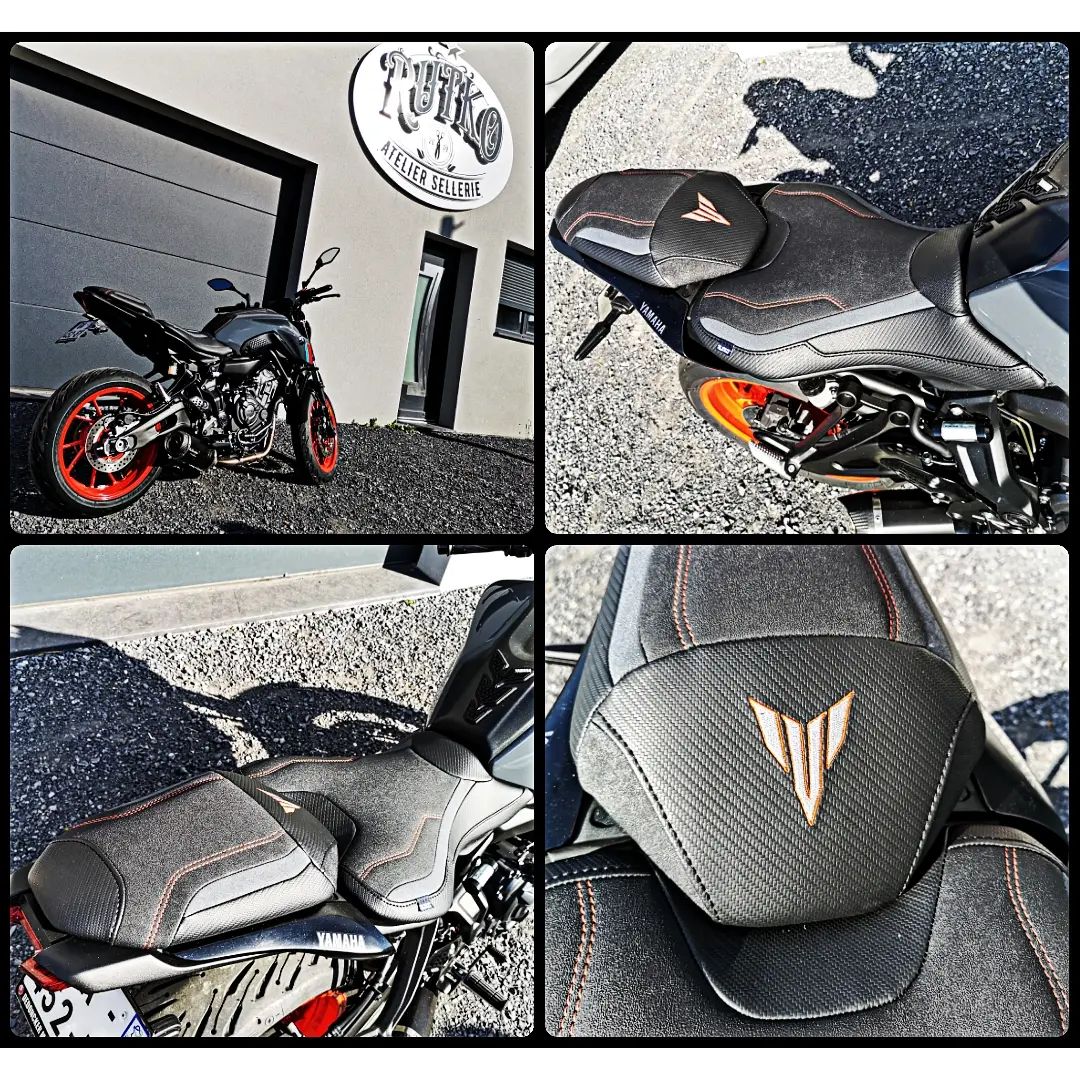Sellerie Rutko - Selle grand confort pour Yamaha Mt 07...