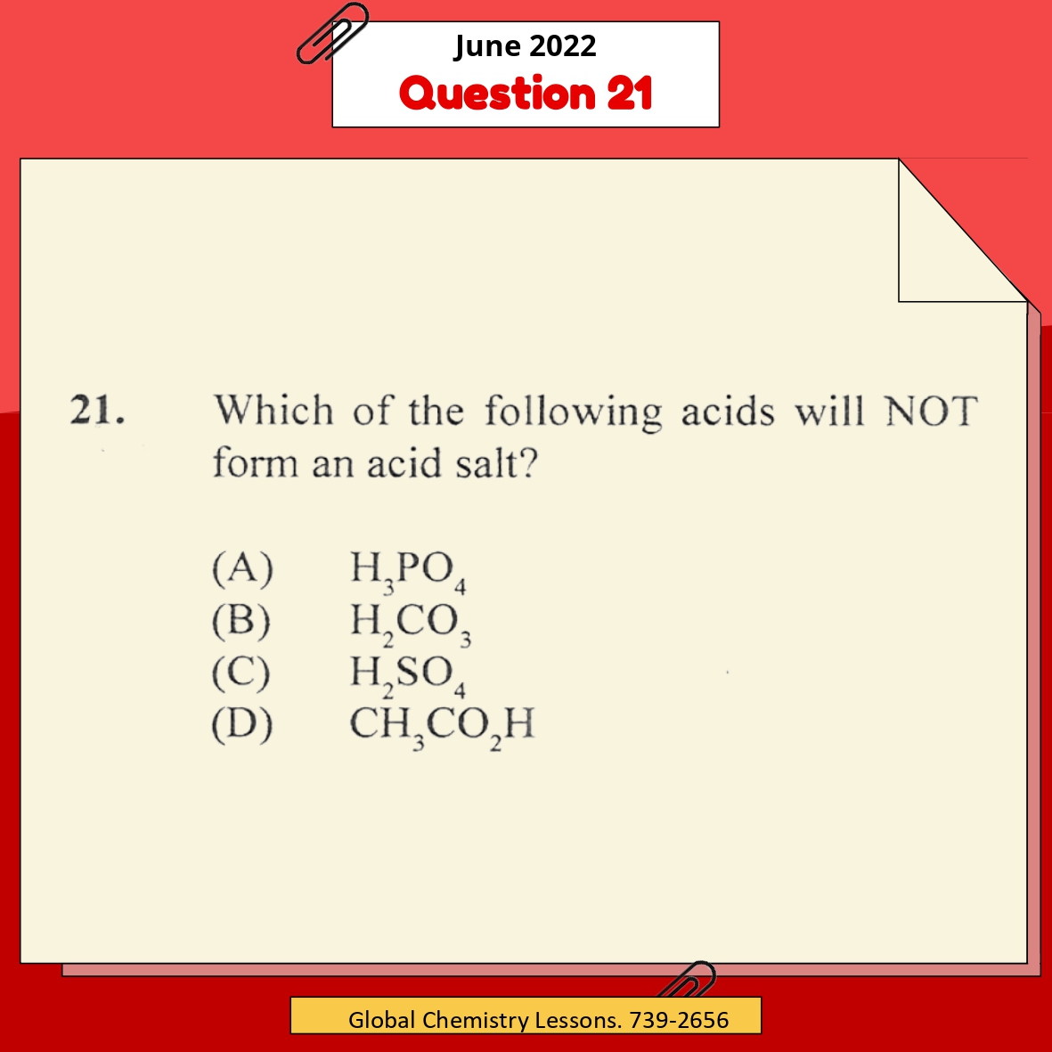 CXC Chemistry Lessons | Port of Spain