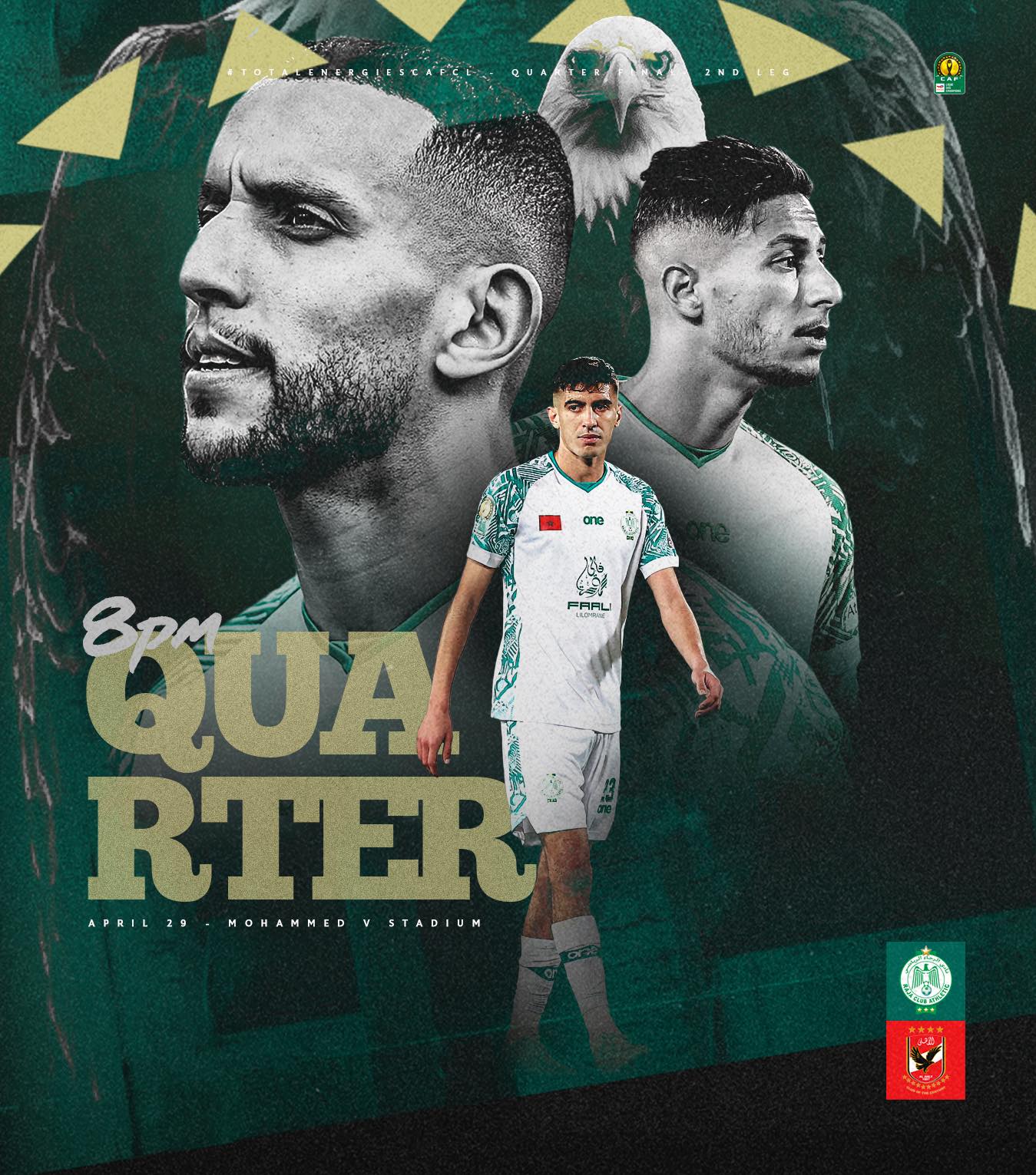 Raja Club Athletic - 𝐓𝐎𝐆𝐄𝐓𝐇𝐄𝐑 𝐈𝐍 𝐓𝐇𝐈𝐒 🏻🦅 Let’s make Saturday a special ...
