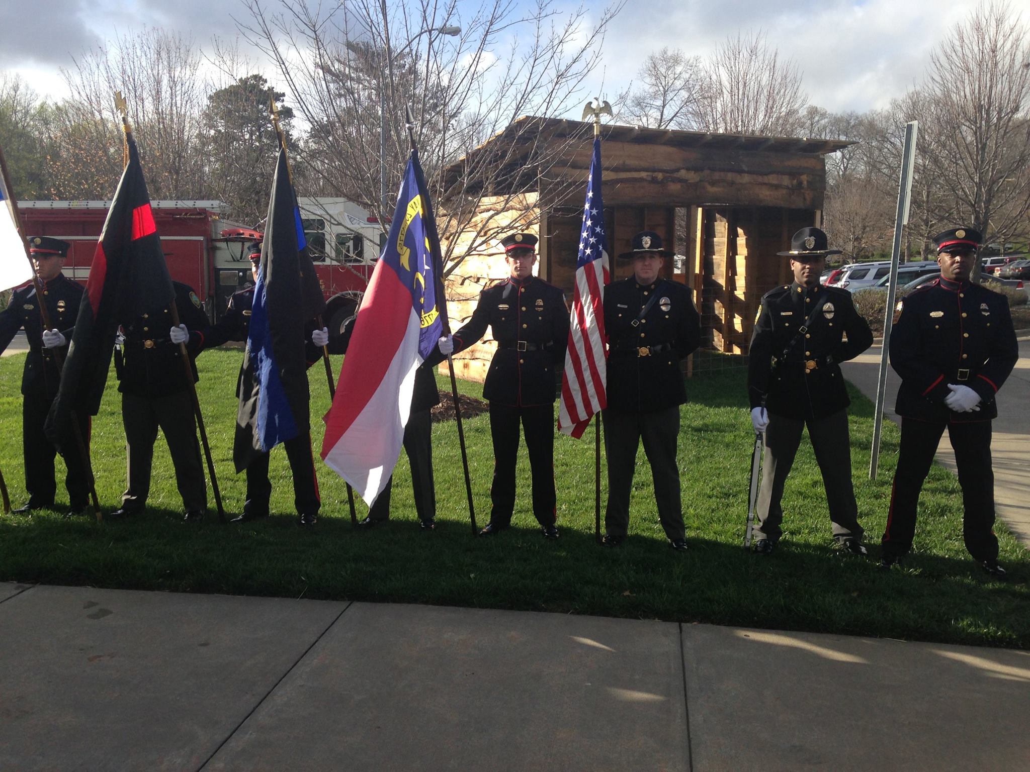Asheville Police Department - APD and AFD Joint Honor Guard paid ...
