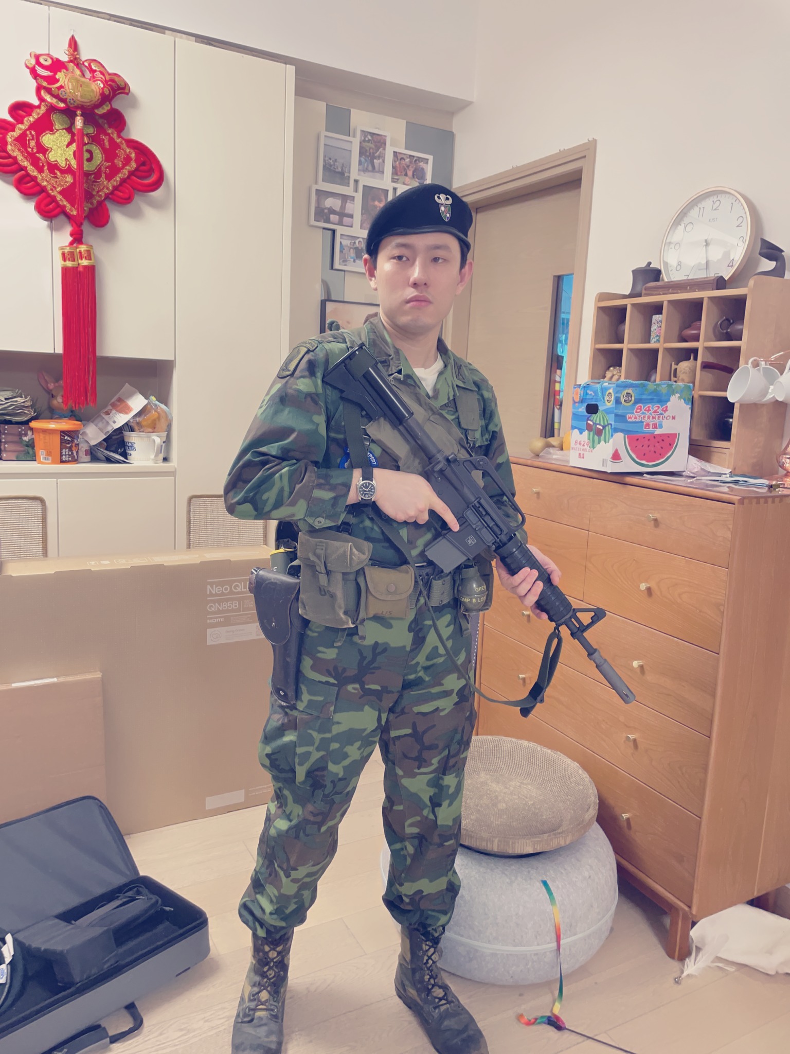 Vietnam war LRRP loadout for airsoft and God I love the repo ERDL !
