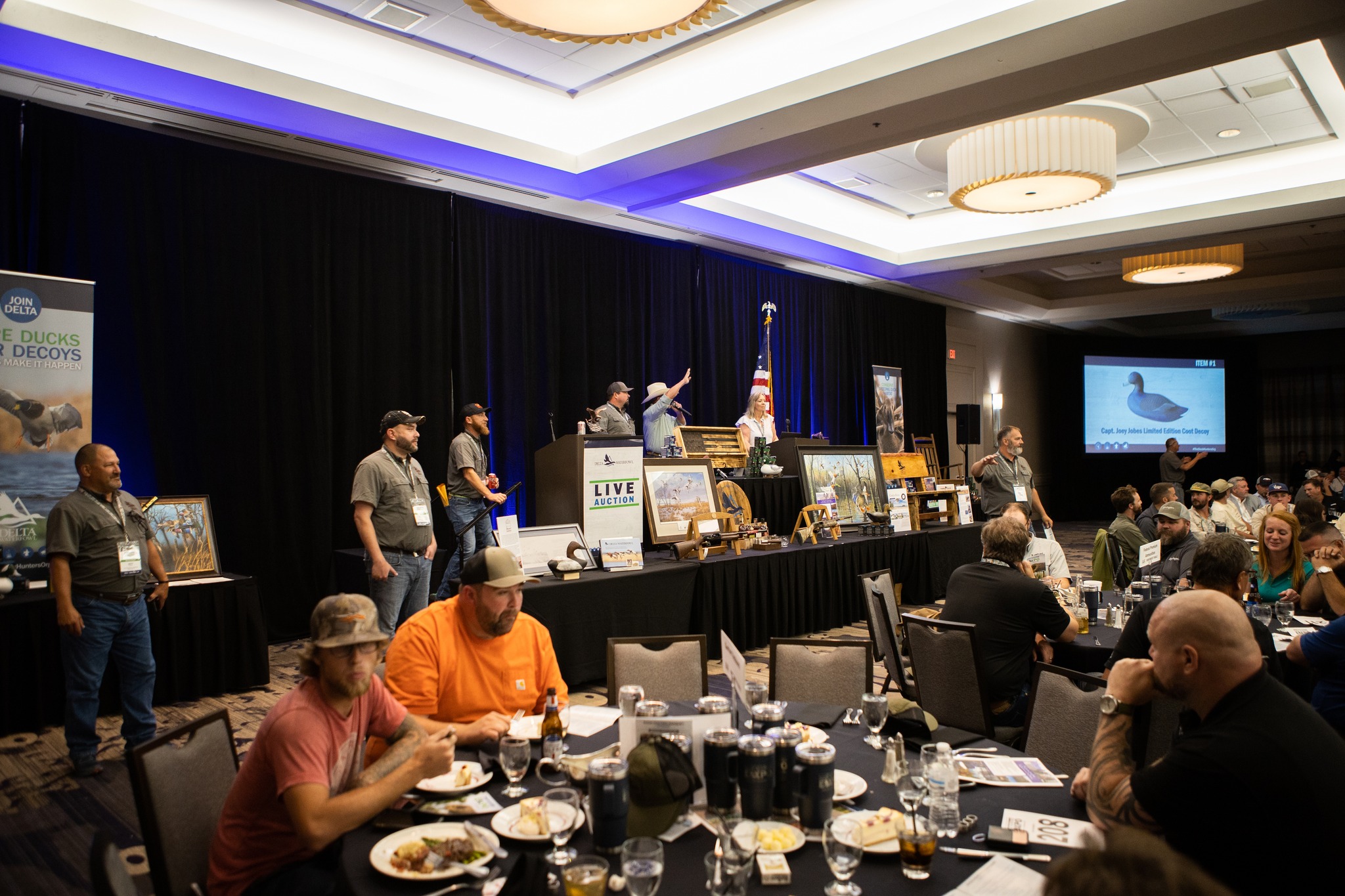 Delta - The Grand Banquet at last year's Duck Hunters Expo was awesome ...