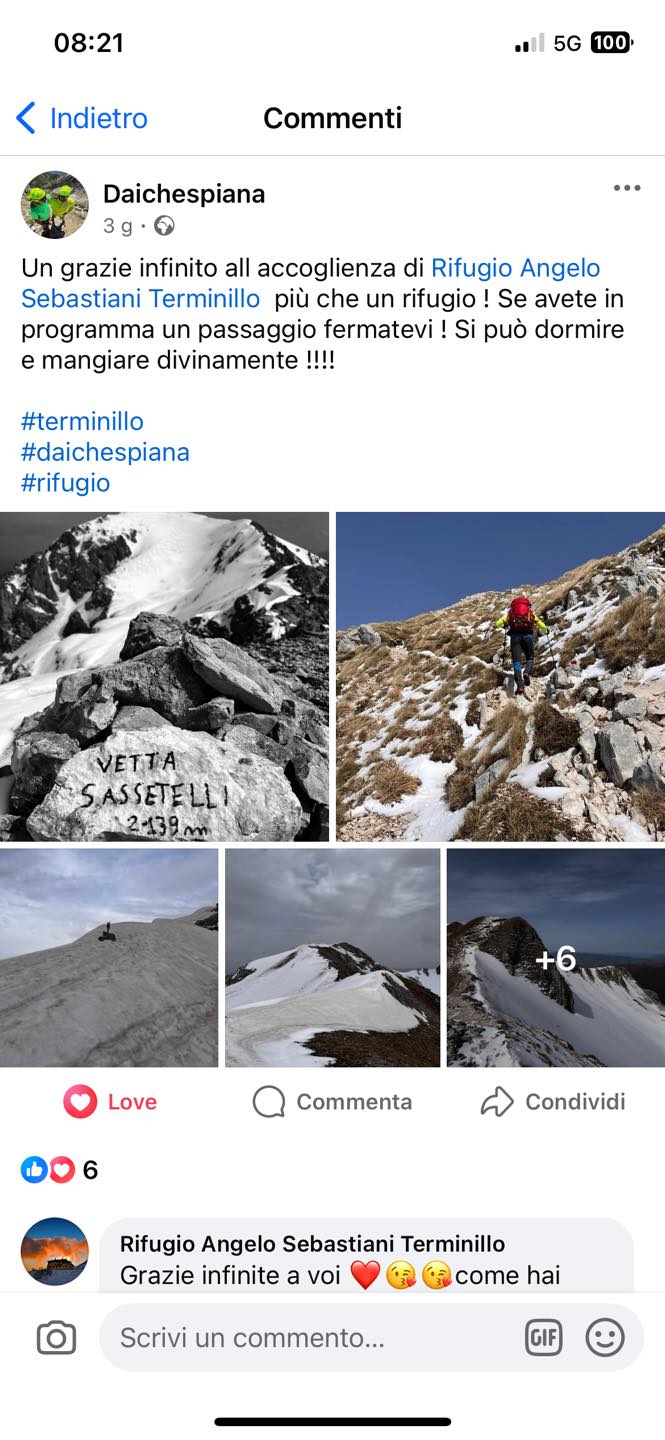 Rifugio Angelo Sebastiani Terminillo | Micigliano