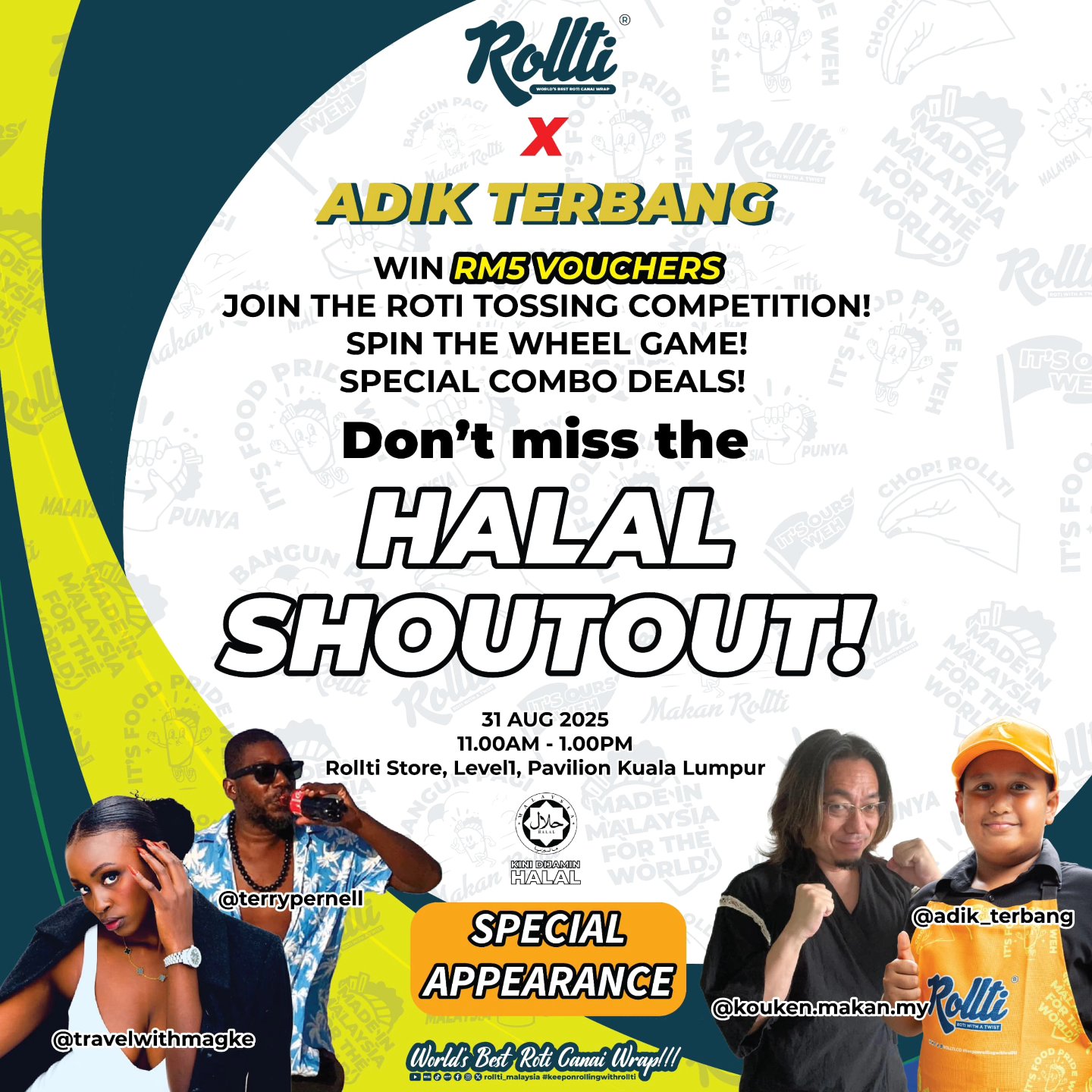 Rollti - 🔥 Roti Canai lovers, this is THE EVENT you don’t wanna miss! 🔥 ...