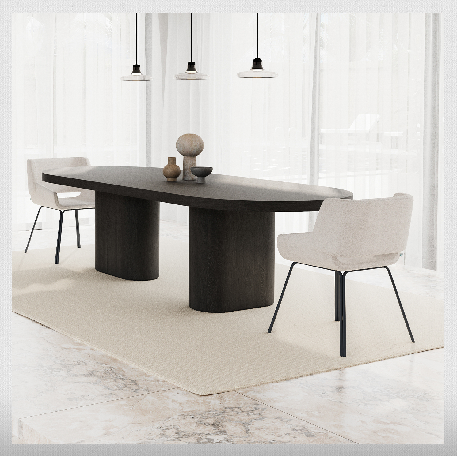 al2 - The hyper dining table has bold and architectural... | Facebook