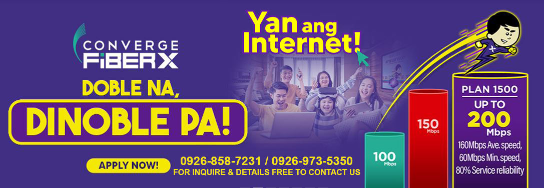 Converge - Get ONE MONTH FREE internet subscription and save as much as ...