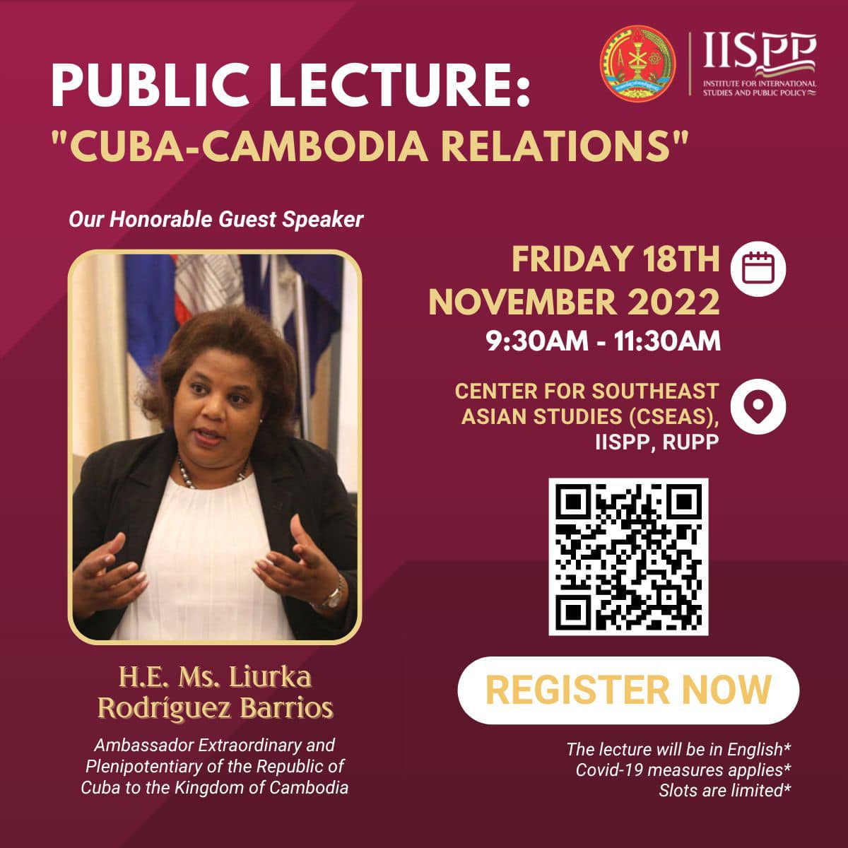Call for participants! - RUPP - Royal University of Phnom Penh