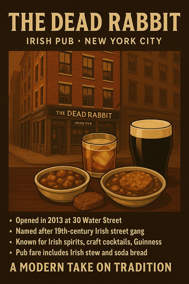 The Irish - 🍀 The Dead Rabbit – Where Irish History Meets NYC Spirit 🗽🥃 ...