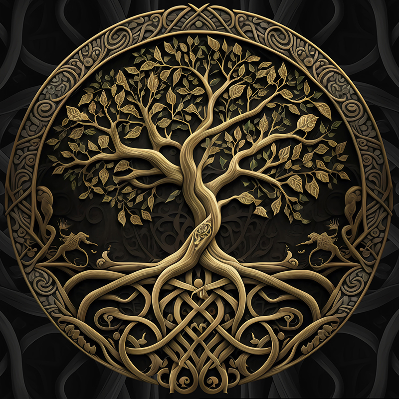 Viking - Yggdrasil – The World Tree in Norse Mythology Details: https ...