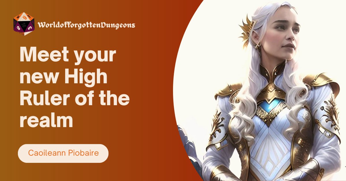 🎉 Meet Our High Ruler of the... - worldofforgottendungeons | Facebook
