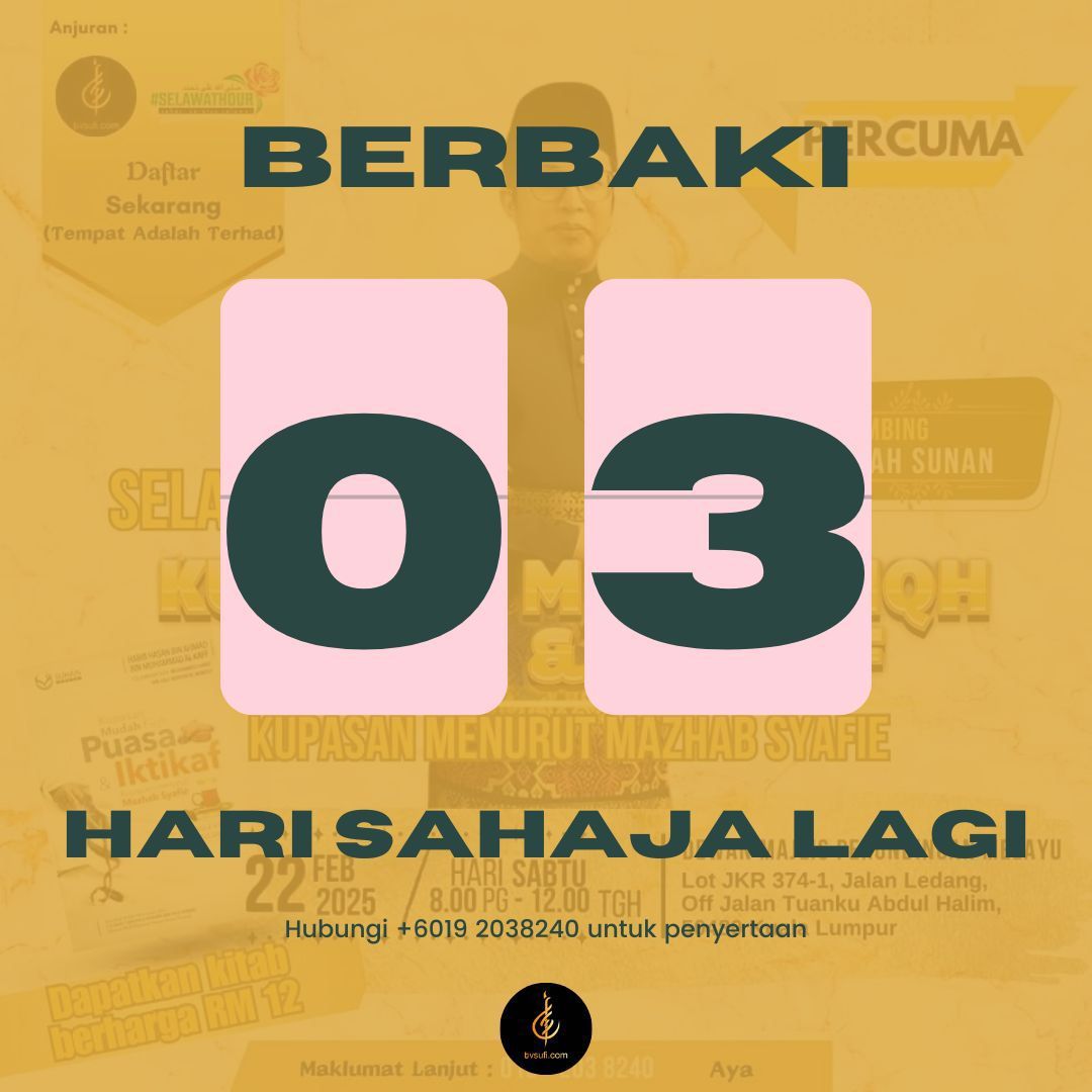 tvsufi.com - SELAWAT HOUR & PENGAJIAN KITAB _KUPASAN MUDAH FIQH PUASA ...