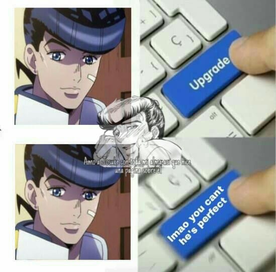 Ahuevo primer... - Amo a Josuke con toda mi alma así que hice una ...