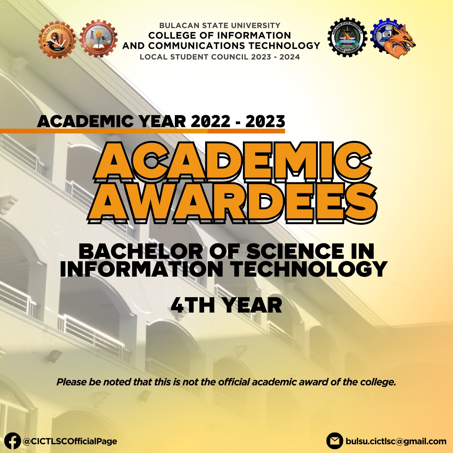 Bulsu CICT Local... - Bulsu CICT Local Student Council | Facebook