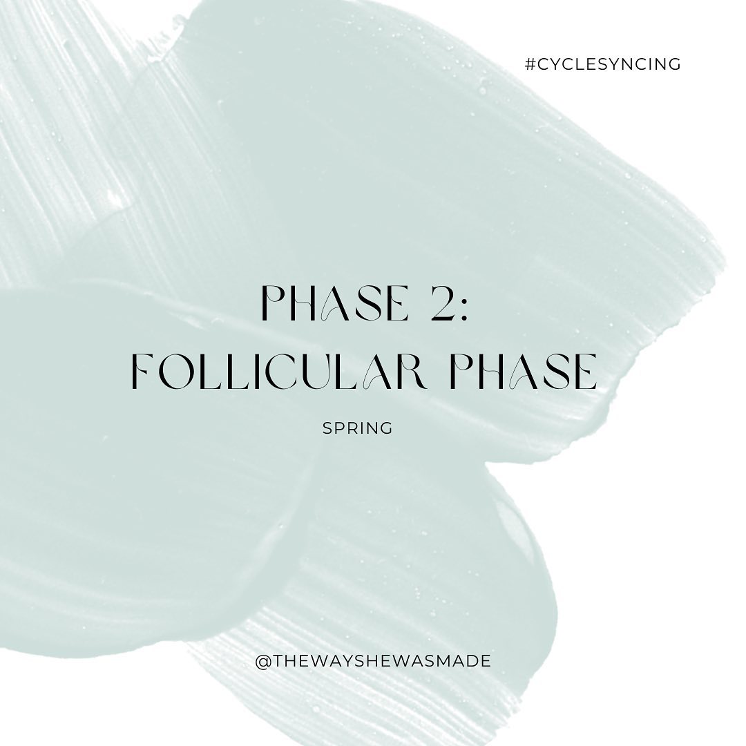 Phase 🏻: Follicular Phase Spring!!... - The Way She Was Made