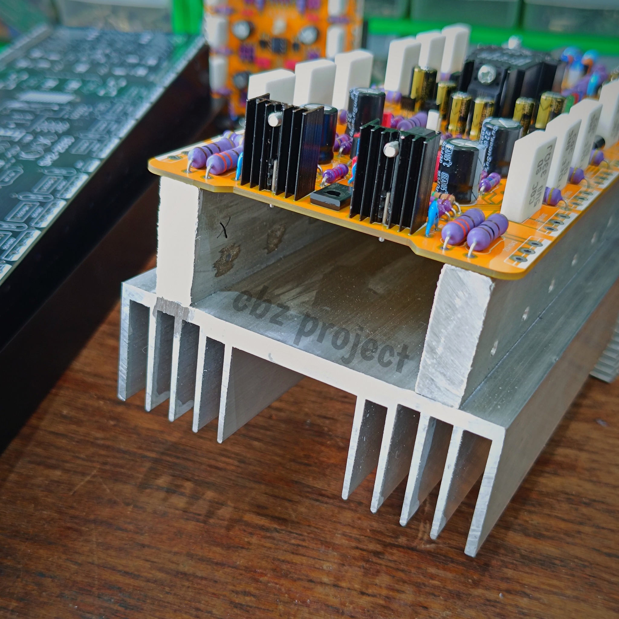 cbz project - Transistor holder thickness 10mm #heatsink # ...