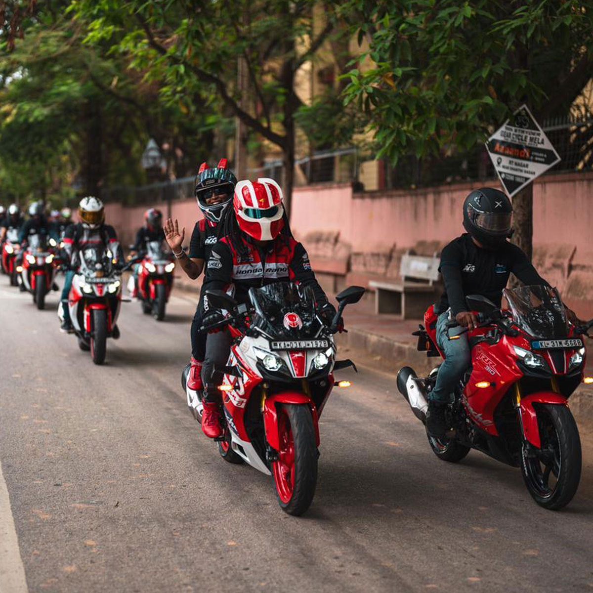 TVS Apache - The perfect Sunday for every motorhead! The...