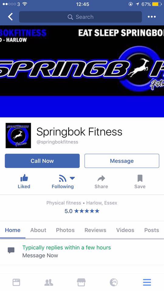 Springbok Fitness Ongar | London