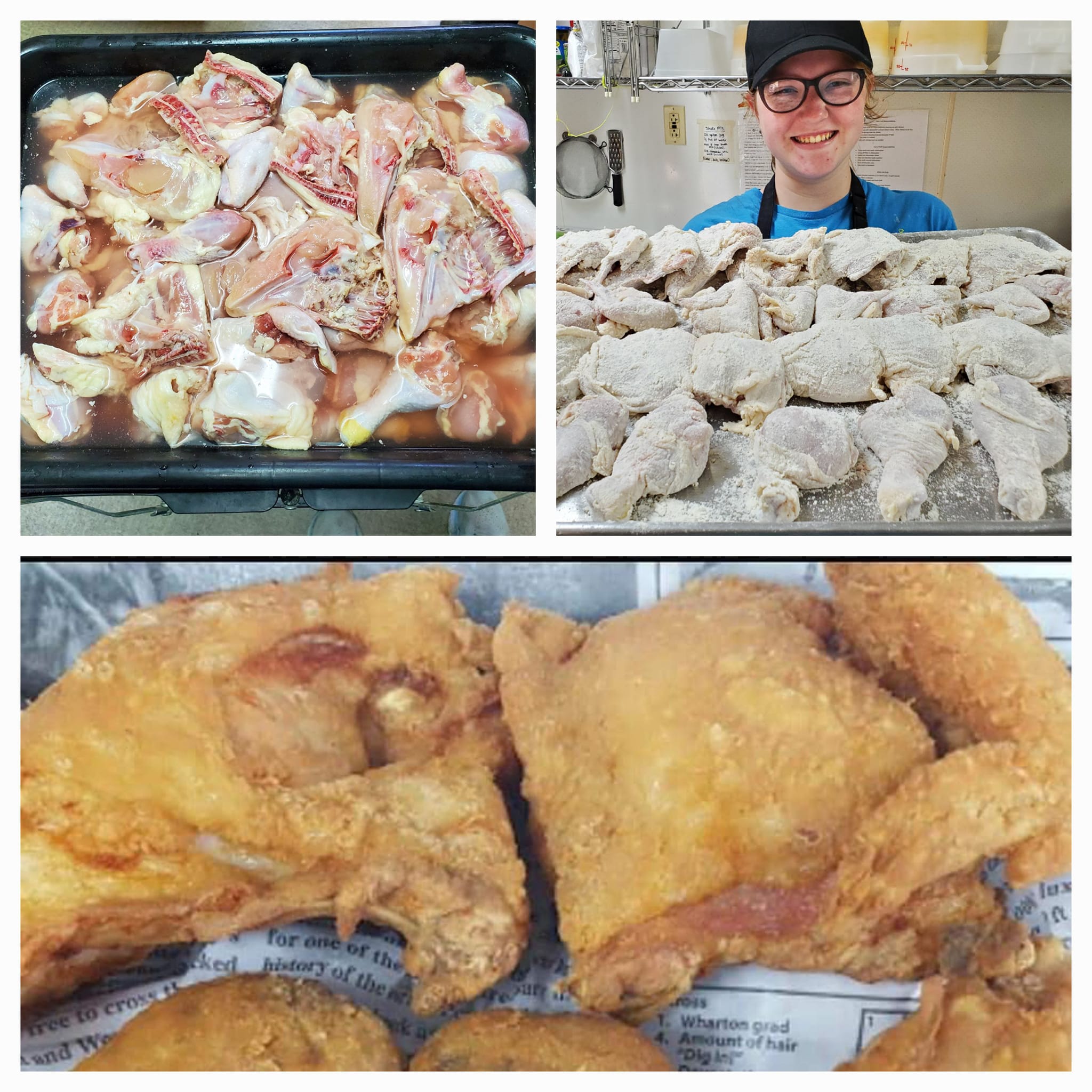 What is the difference between broasted and fried chicken?