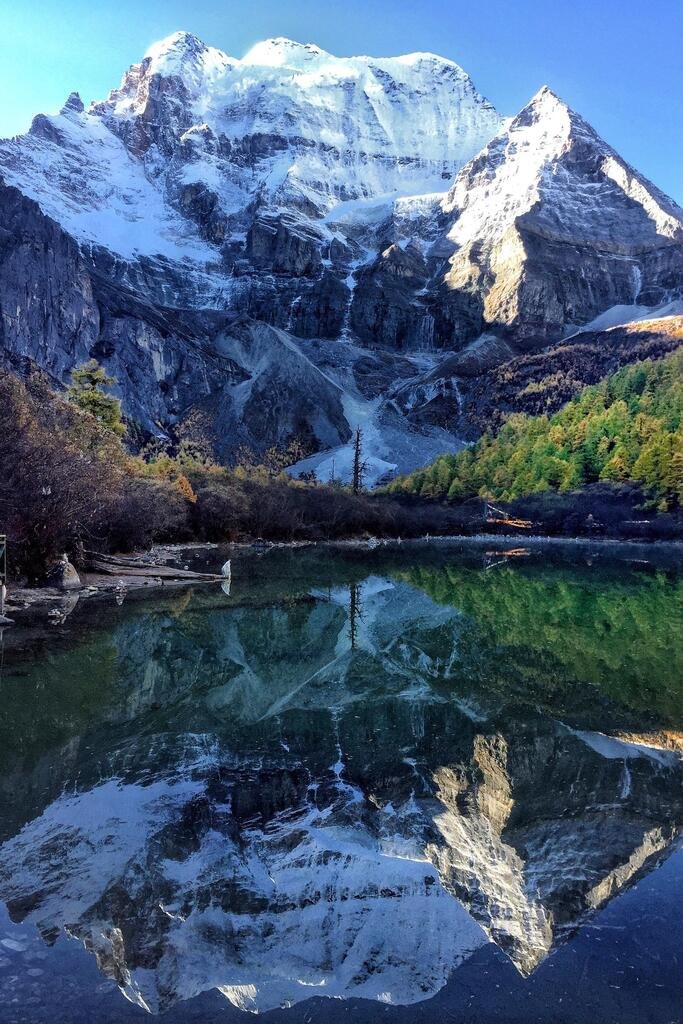 Another view of a magnificent mountain.
