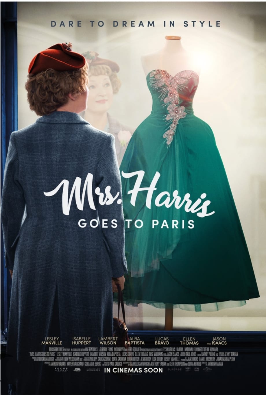 mrs harris goes to paris green dress Mrs. is based on the 1958 novel “Mrs 'Arris Goes to Paris” by Paul Gallico. The original cover is on par with the beautiful dresses featured in the long-evening-dresses