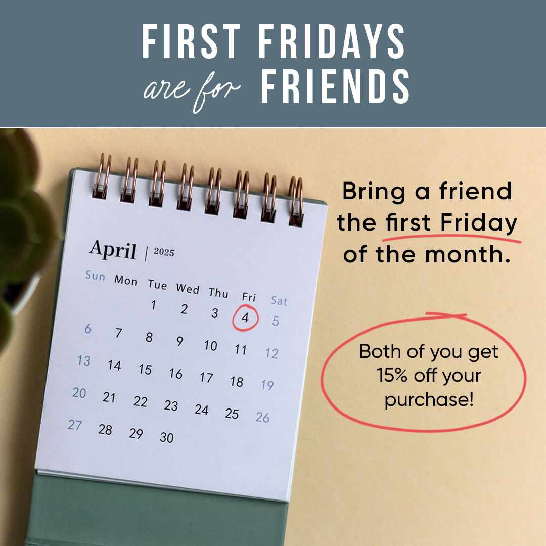 Eastern - See you tomorrow for our April First Fridays are for Friends ...