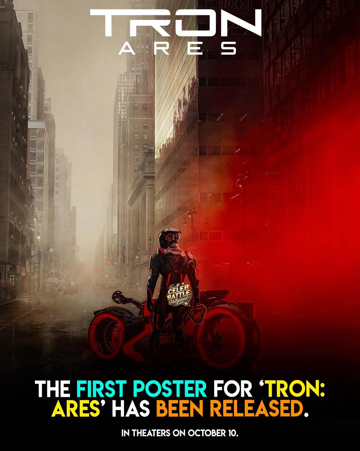 Official IMAX poster for TRON: ARES. A highly sophisticated