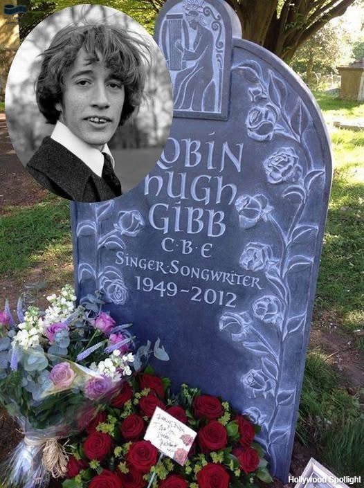 Hollywood - Robin Hugh Gibb CBE (December 22, 1949 – May 20, 2012) Gibb ...