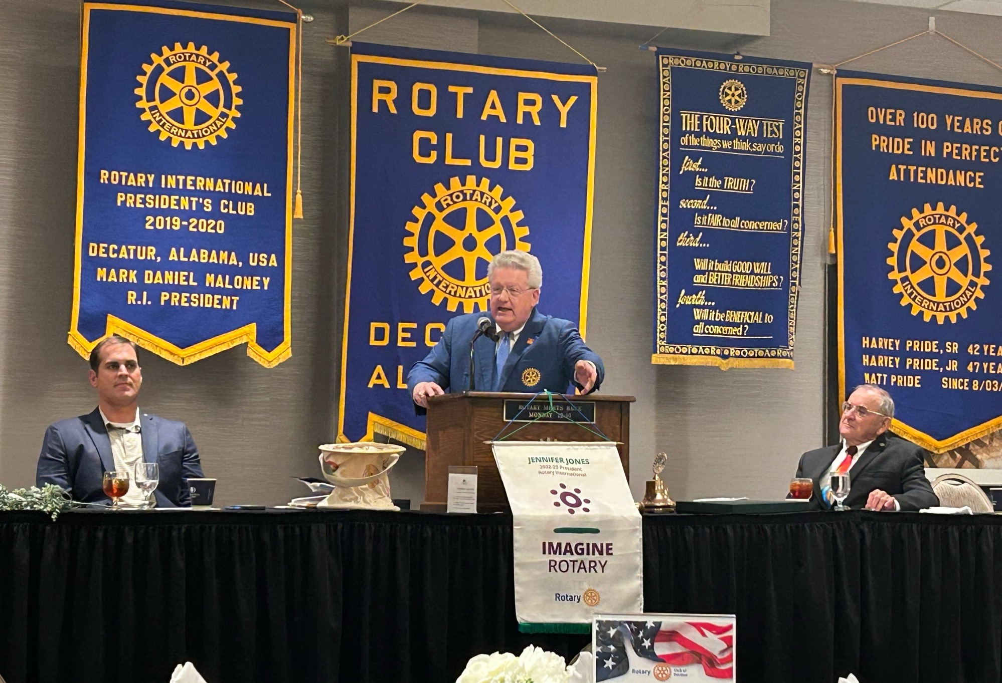 This week we passed the... - Rotary Noon Club of Decatur | Facebook