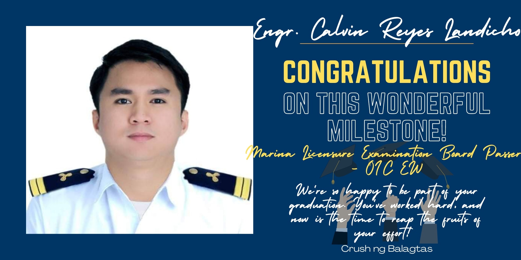 𝘾𝙧𝙪𝙨𝙝 𝙣𝙜 𝘽𝙖𝙡𝙖𝙜𝙩𝙖𝙨 - Congratulations, Batch 2022. 👨🏻‍🎓🎓 Pagkilala sa ...