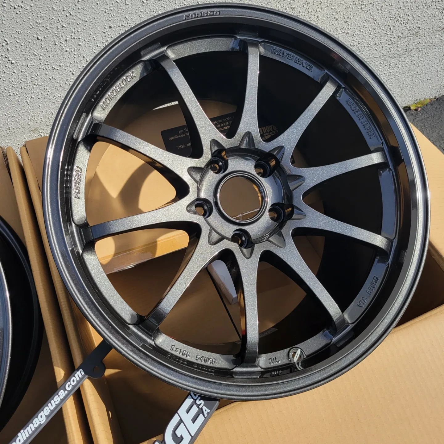 DISH OF THE DAY.. Rays Engineering Black Fleet wheels are very 