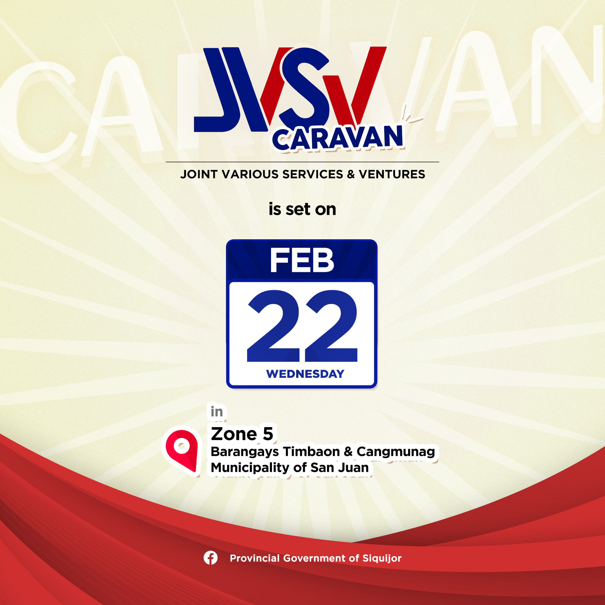 Provincial - JVSV CARAVAN, UGMA NA GYUD One tulog na lang! Ihatod sa ...