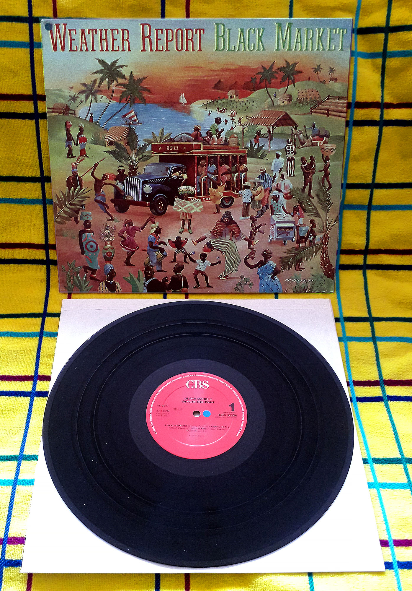 WEATHER REPORT : 1976 - Black Market [LP] Label : 1983 CBS | CBS
