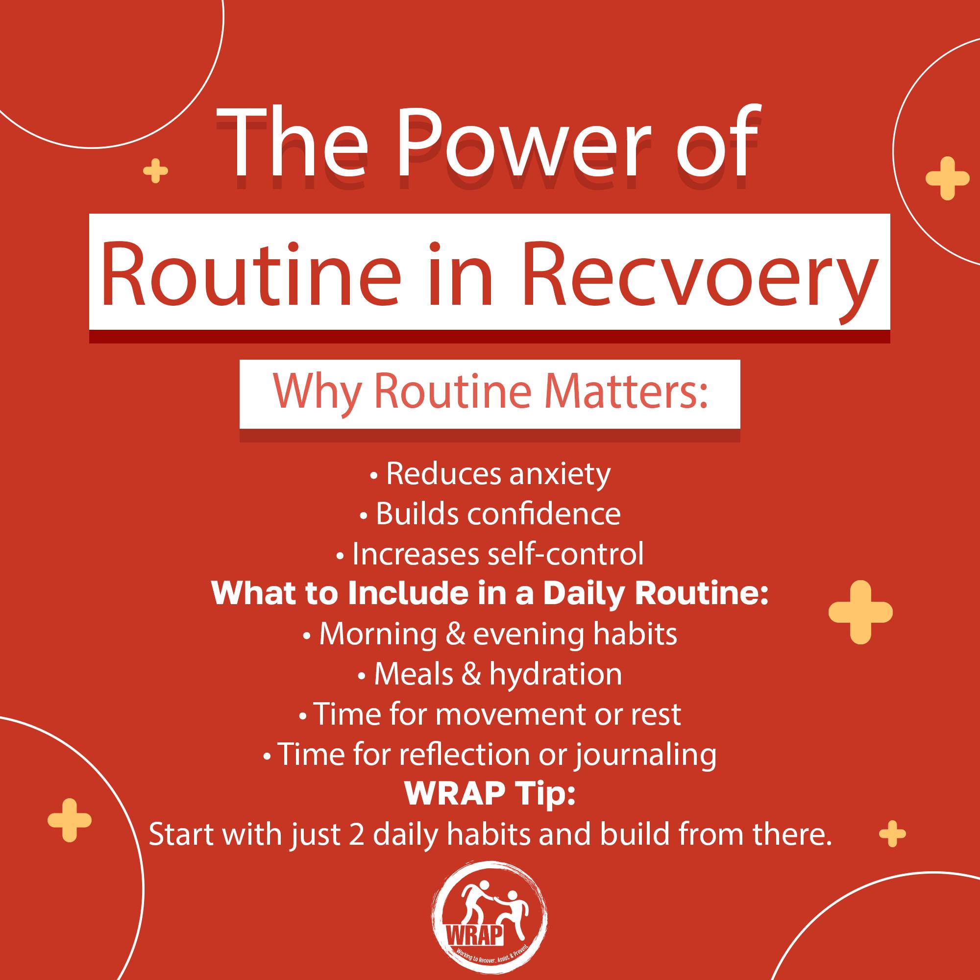 WRAP Project - A daily routine might seem small, but it’s... | Facebook