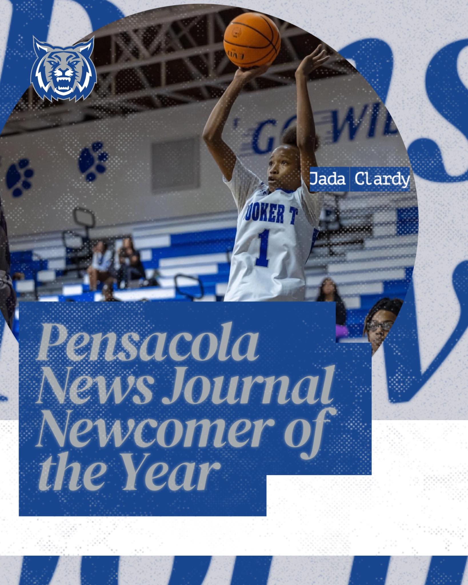 Booker - Freshman Jada Clardy has been named the Pensacola News Journal ...