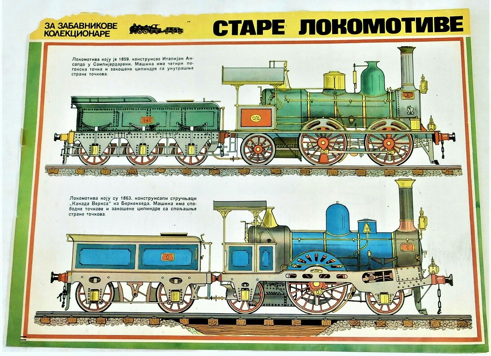Vintage italian steam locomotives and railway history