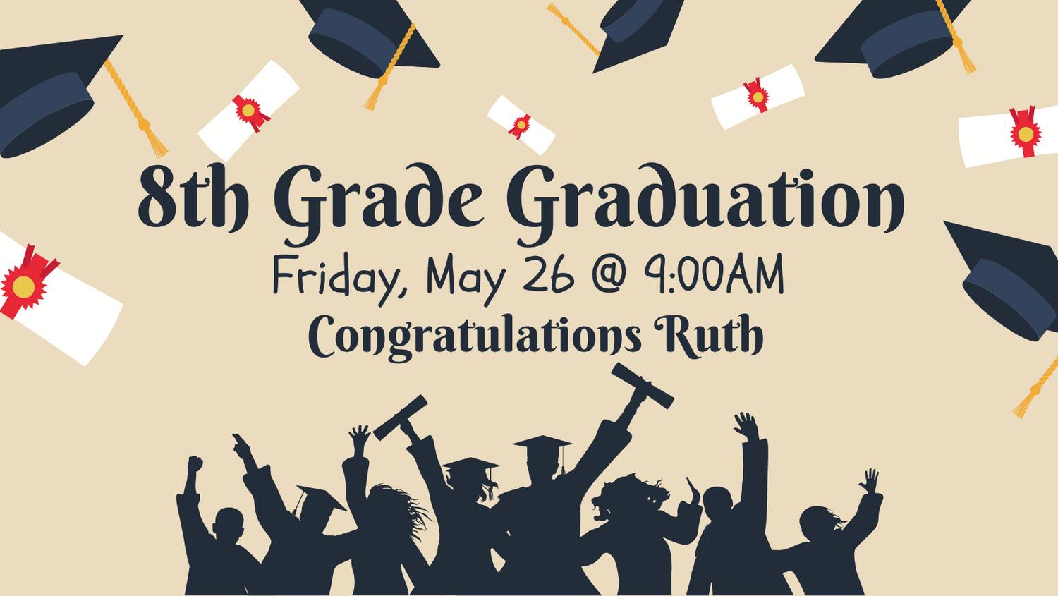 Congratulations Ruth! For I... - St. John Lutheran Church
