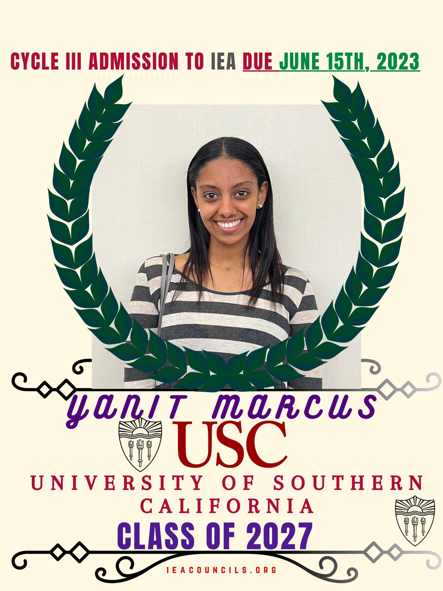 ADC - Meet Yanit Marcus, a senior at Stone Ridge School of...